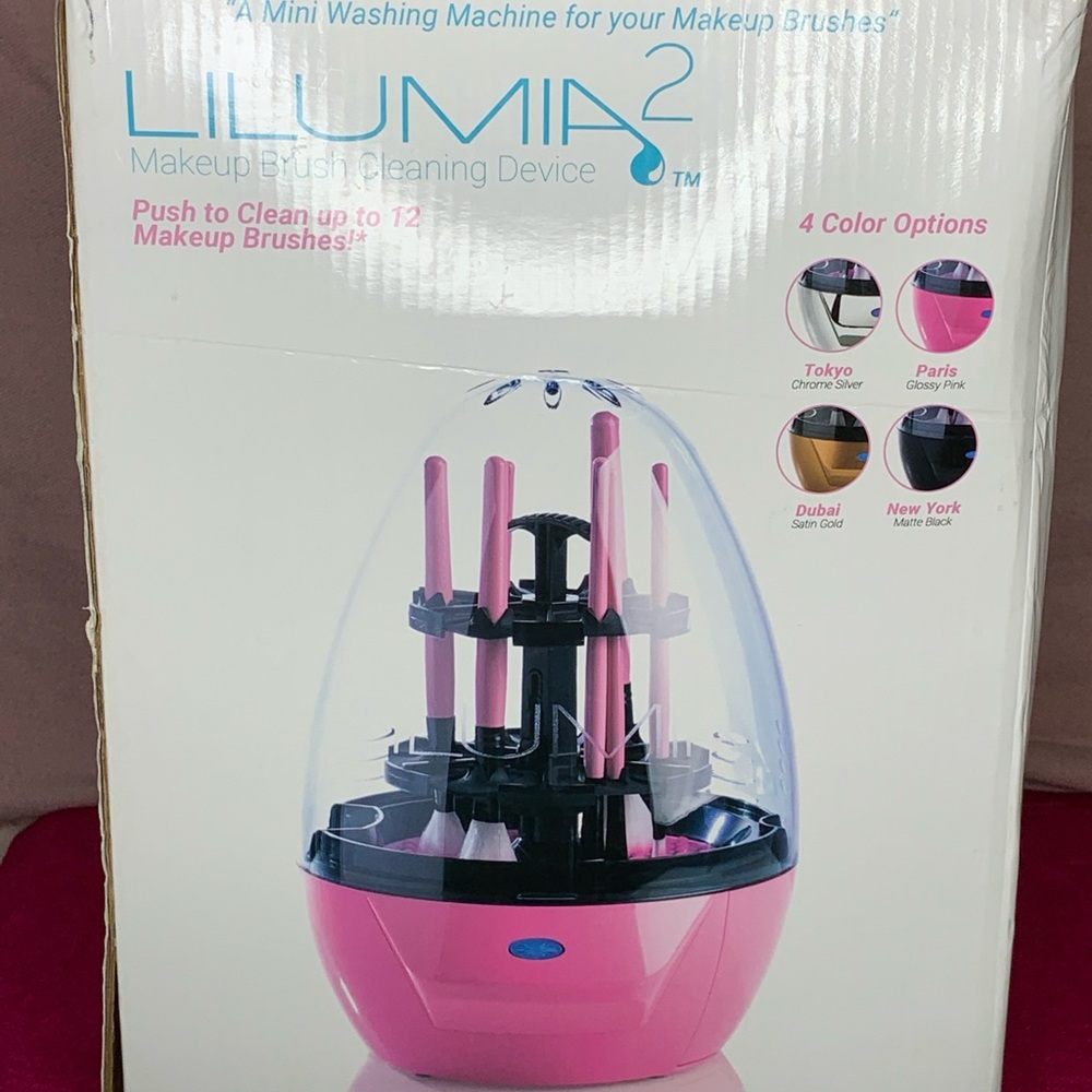 Lilumia 2 Makeup Brush Cleaner Machine- pink